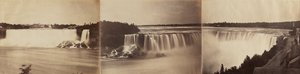Niagara Falls drie-delige panorama door Unbekannt Unbekannt